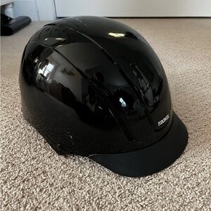 Troxel Black Spirit Full Coverage Horse Riding Helmet